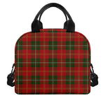 Christmas Scottish Tartan Pattern Print Insulated Lunch Bag