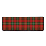 Christmas Scottish Tartan Pattern Print Long Kitchen Mat