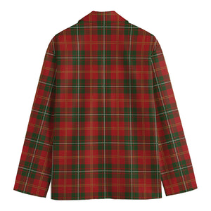 Christmas Scottish Tartan Pattern Print Men's Blazer