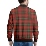 Christmas Scottish Tartan Pattern Print Men's Bomber Jacket