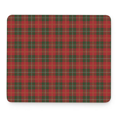 Christmas Scottish Tartan Pattern Print Mouse Pad