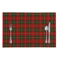 Christmas Scottish Tartan Pattern Print Placemat