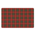 Christmas Scottish Tartan Pattern Print Polyester Doormat