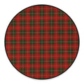 Christmas Scottish Tartan Pattern Print Round Floor Mat