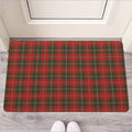 Christmas Scottish Tartan Pattern Print Rubber Doormat