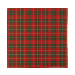 Christmas Scottish Tartan Pattern Print Silk Bandana