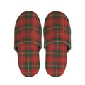 Christmas Scottish Tartan Pattern Print Slippers