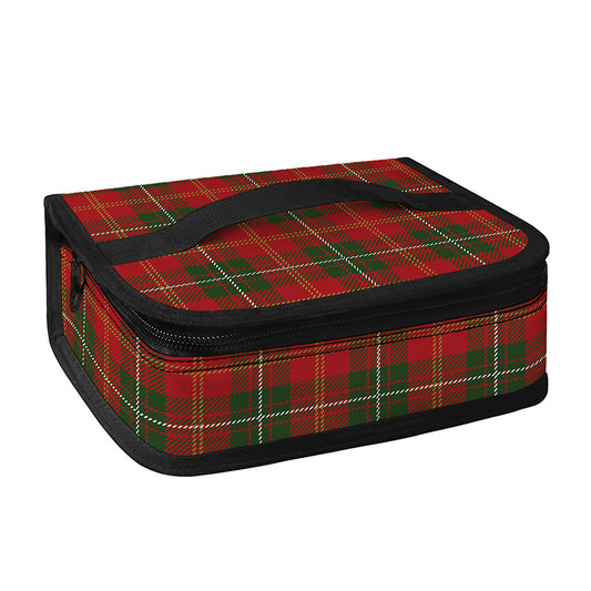 Christmas Scottish Tartan Pattern Print Small Lunch Bag