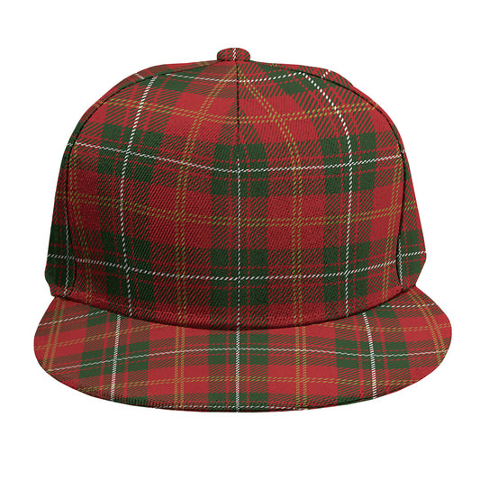 Christmas Scottish Tartan Pattern Print Snapback Cap