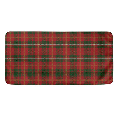 Christmas Scottish Tartan Pattern Print Towel