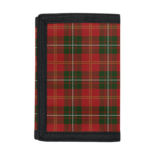 Christmas Scottish Tartan Pattern Print Trifold Wallet