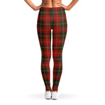 Christmas Scottish Tartan Pattern Print Women's Leggings