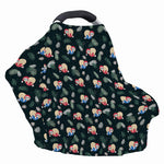 Christmas Sleeping Sloths Pattern Print Baby Seat Cover