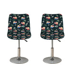 Christmas Sleeping Sloths Pattern Print Bar Stool Covers