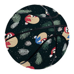 Christmas Sleeping Sloths Pattern Print Basketball