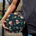 Christmas Sleeping Sloths Pattern Print Basketball