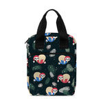 Christmas Sleeping Sloths Pattern Print Bible Tote Bag