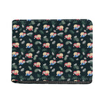 Christmas Sleeping Sloths Pattern Print Bifold Wallet