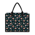 Christmas Sleeping Sloths Pattern Print Canvas Tote Bag