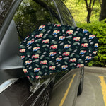 Christmas Sleeping Sloths Pattern Print Car Side Mirror Covers