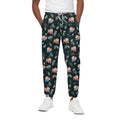 Christmas Sleeping Sloths Pattern Print Cotton Sweatpants