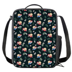 Christmas Sleeping Sloths Pattern Print Crossbody Lunch Bag
