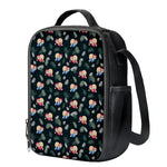 Christmas Sleeping Sloths Pattern Print Crossbody Lunch Bag