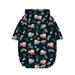 Christmas Sleeping Sloths Pattern Print Dog Zip Up Hoodie