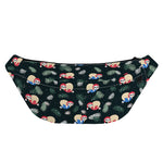 Christmas Sleeping Sloths Pattern Print Fanny Pack