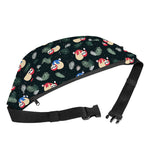 Christmas Sleeping Sloths Pattern Print Fanny Pack