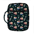 Christmas Sleeping Sloths Pattern Print Front Pocket Bible Bag