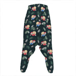 Christmas Sleeping Sloths Pattern Print Hammer Pants