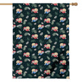 Christmas Sleeping Sloths Pattern Print House Flag