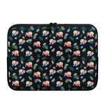 Christmas Sleeping Sloths Pattern Print Laptop Sleeve
