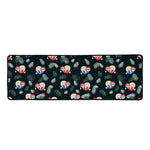 Christmas Sleeping Sloths Pattern Print Long Kitchen Mat