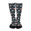 Christmas Sleeping Sloths Pattern Print Long Socks