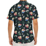 Christmas Sleeping Sloths Pattern Print Men's Deep V-Neck Shirt