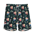 Christmas Sleeping Sloths Pattern Print Men's Athletic Shorts