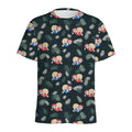 Christmas Sleeping Sloths Pattern Print Men's Athletic T-Shirt