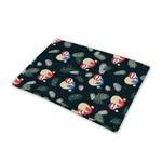 Christmas Sleeping Sloths Pattern Print Pet Cooling Mat Cover