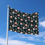 Christmas Sleeping Sloths Pattern Print Polyester Flag