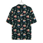 Christmas Sleeping Sloths Pattern Print Rayon Hawaiian Shirt