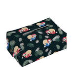 Christmas Sleeping Sloths Pattern Print Rectangle Tissue Box Cover