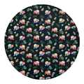 Christmas Sleeping Sloths Pattern Print Round Blanket
