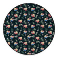 Christmas Sleeping Sloths Pattern Print Round Floor Mat