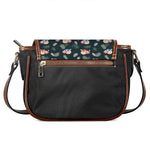 Christmas Sleeping Sloths Pattern Print Saddle Bag