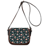 Christmas Sleeping Sloths Pattern Print Saddle Bag