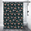 Christmas Sleeping Sloths Pattern Print Shower Curtain