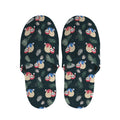 Christmas Sleeping Sloths Pattern Print Slippers