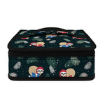 Christmas Sleeping Sloths Pattern Print Small Lunch Bag